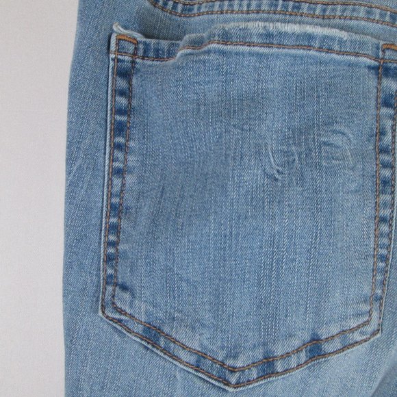 Aeropostale Womens Distress Ankle Jegging Blue Jeans Size 12 Pre-owned G… - Picture 6 of 8
